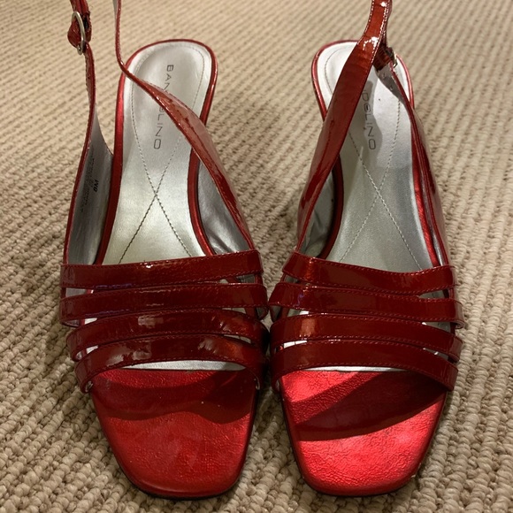 Red Bandolino wedges - Picture 1 of 5